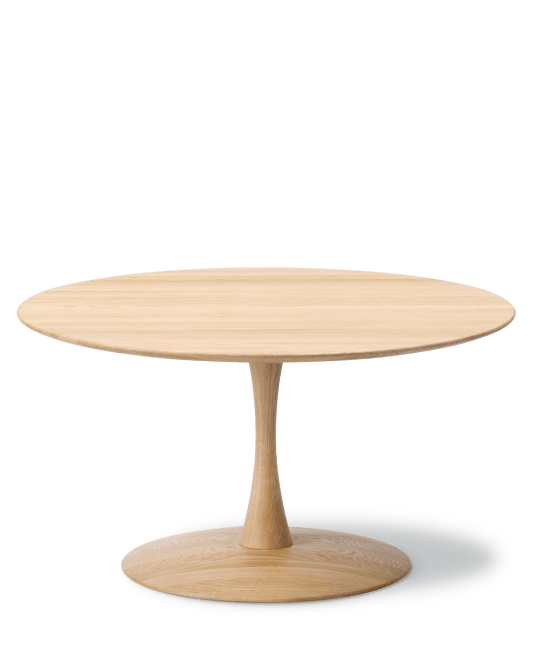 Fredericia ND114 Trisse Sofabord Ø90 cm. Velg treverk
