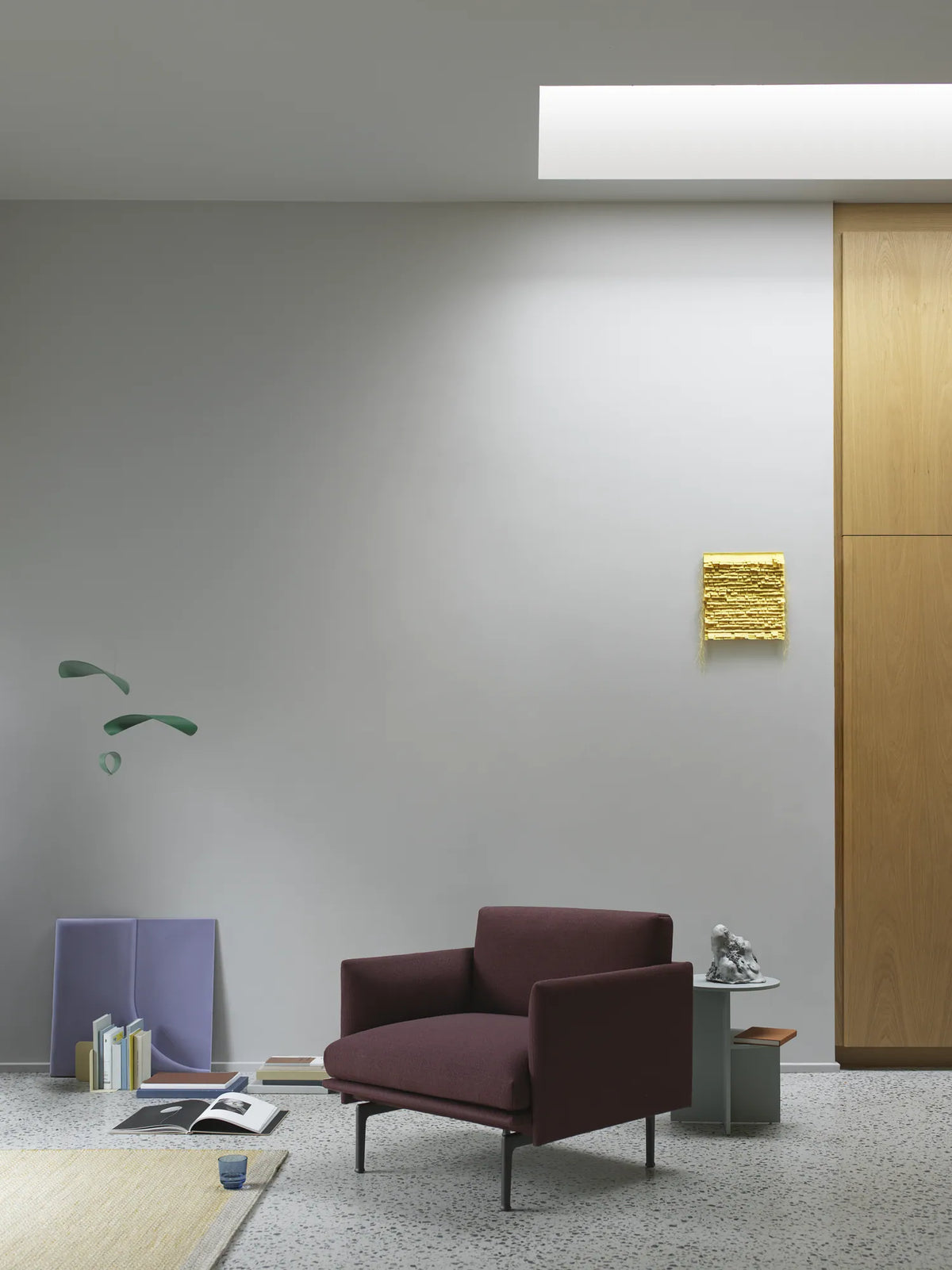 Muuto Outline Studio lenestol. Velg tekstil