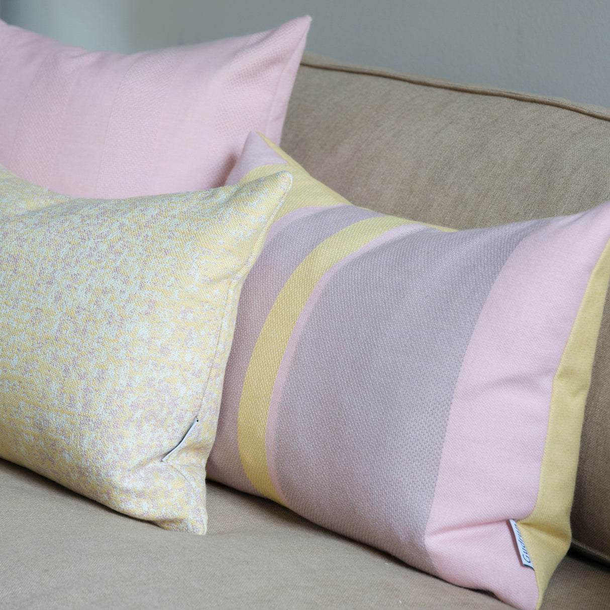 Gudrun Big Stripe pute, Yellow