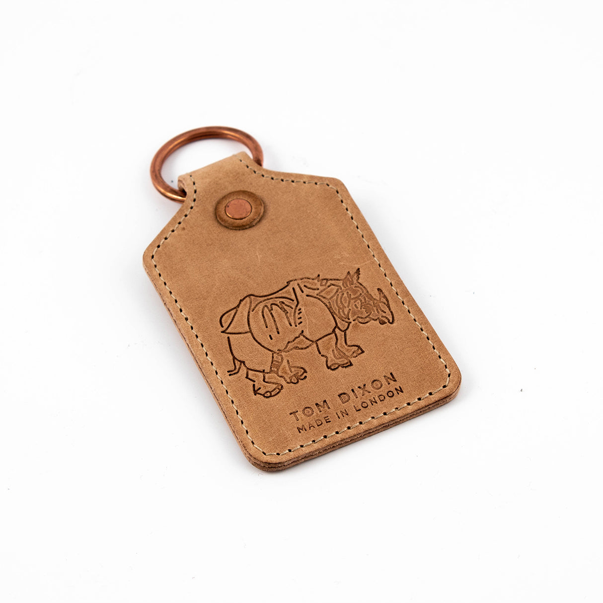 Tom Dixon nøkkelring i lær i flere farger.