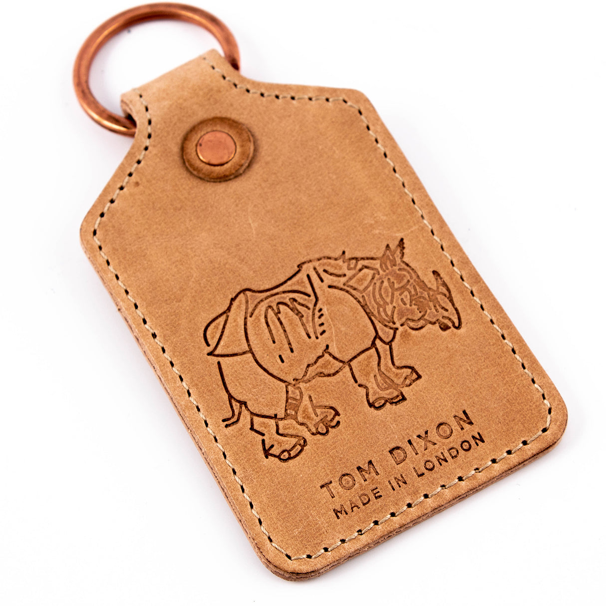 Tom Dixon nøkkelring i lær i flere farger.