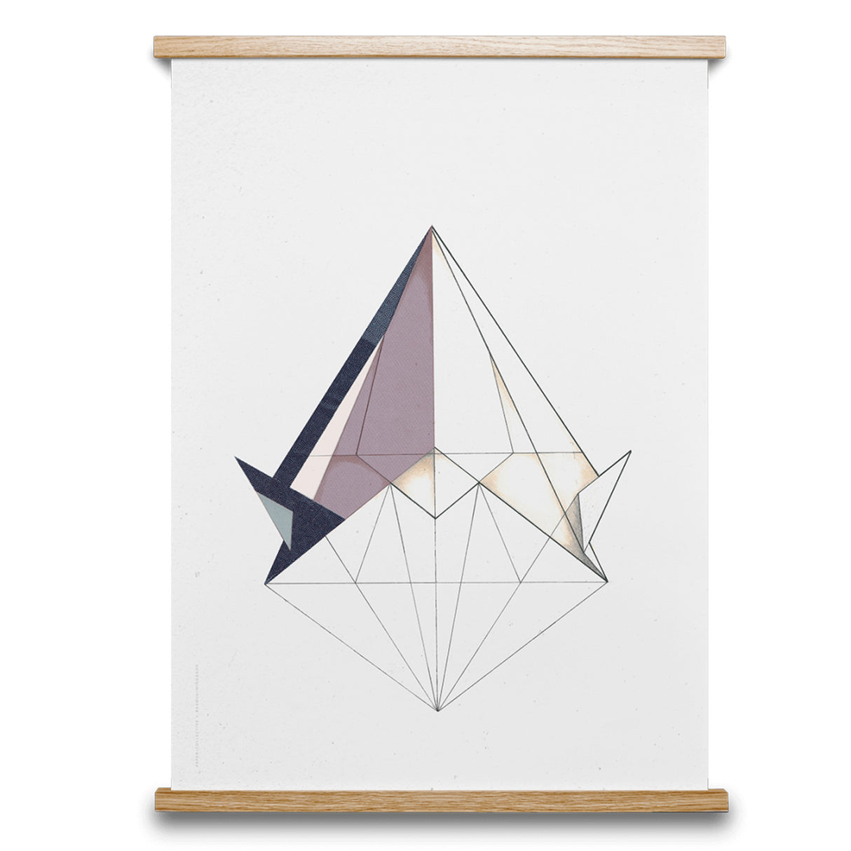 Paper Collective plakat, Diamond Lines.