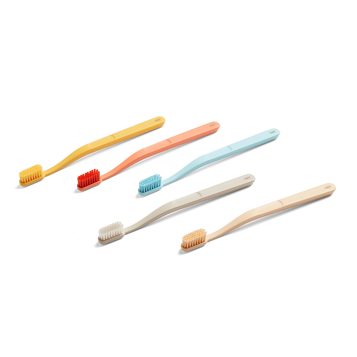 HAY Tannbørste, soft, beige.