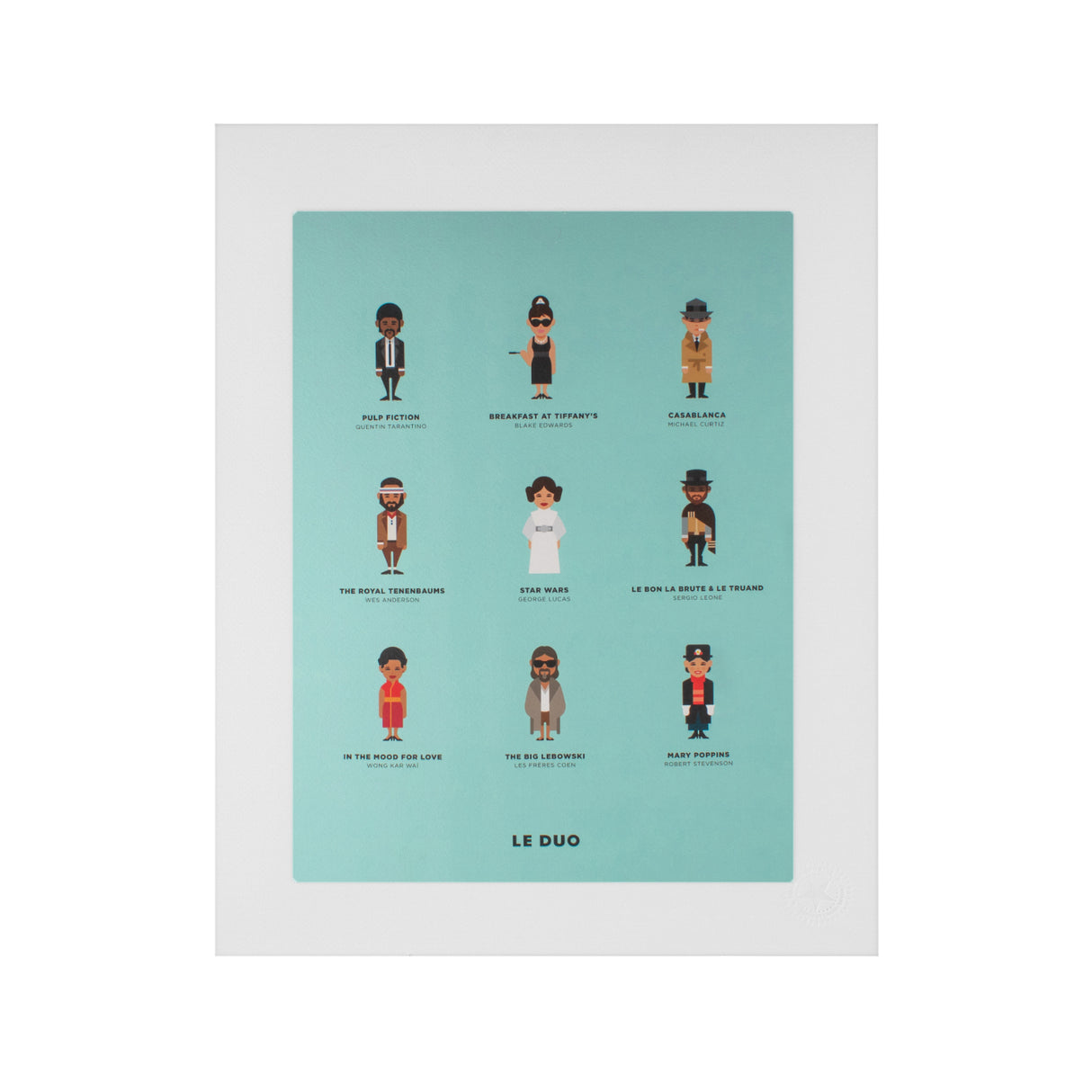 Image Republic Le Duo plakat "PLANCHE CINECULTE" 40X50 cm.