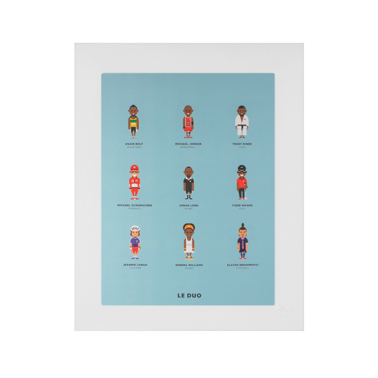 Image Republic Le Duo plakat "Sportifs" 40X50 cm.