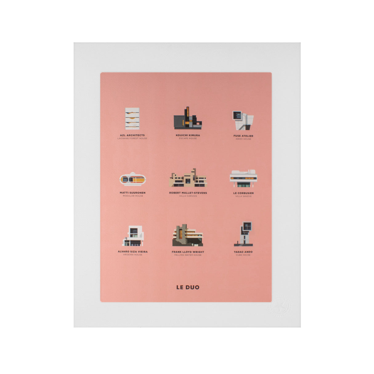 Image Republic Le Duo plakat "PLANCHE ARCHITECTURE" 40X50 cm.