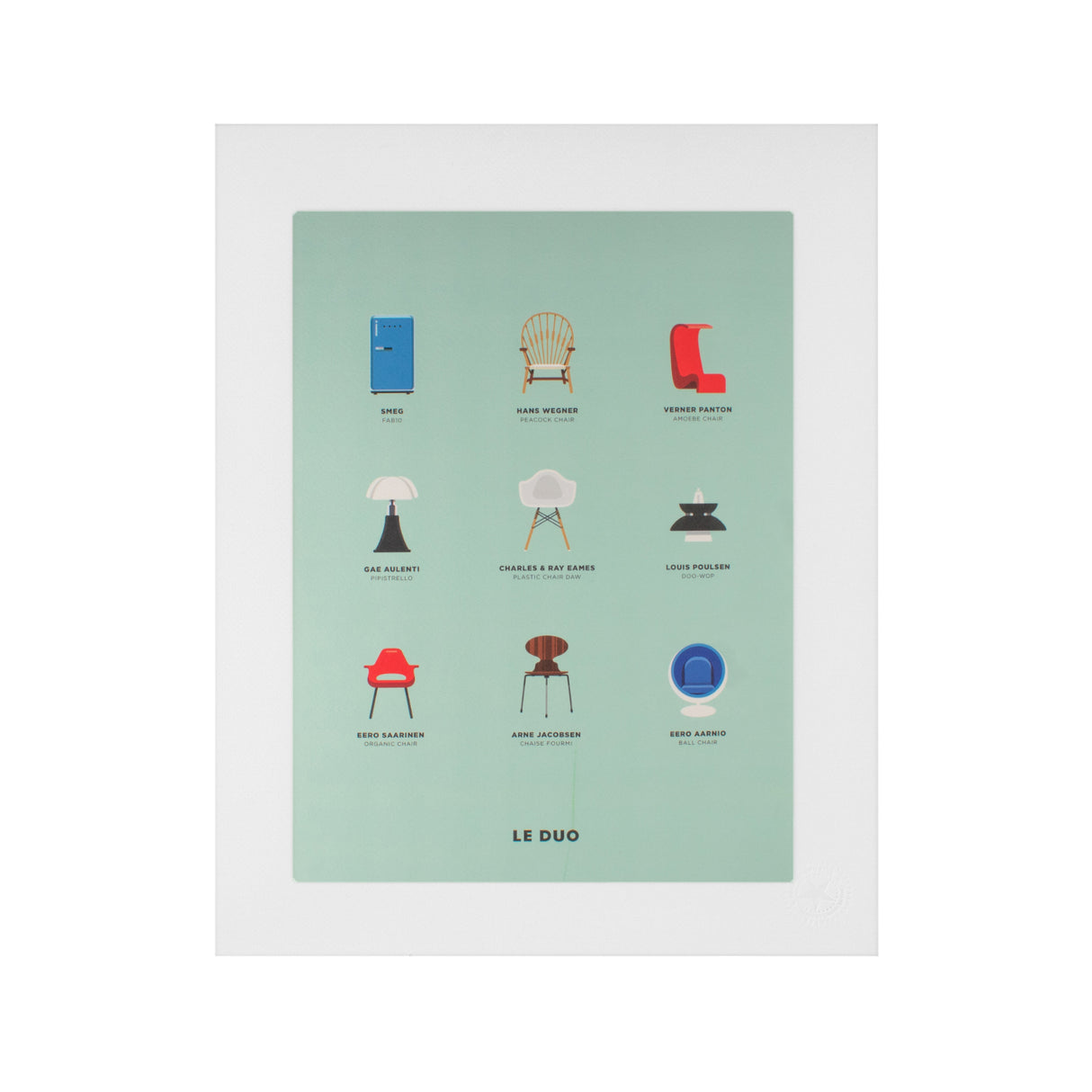 Image Republic Le Duo plakat "PLANCHE DESIGN" 40X50 cm.