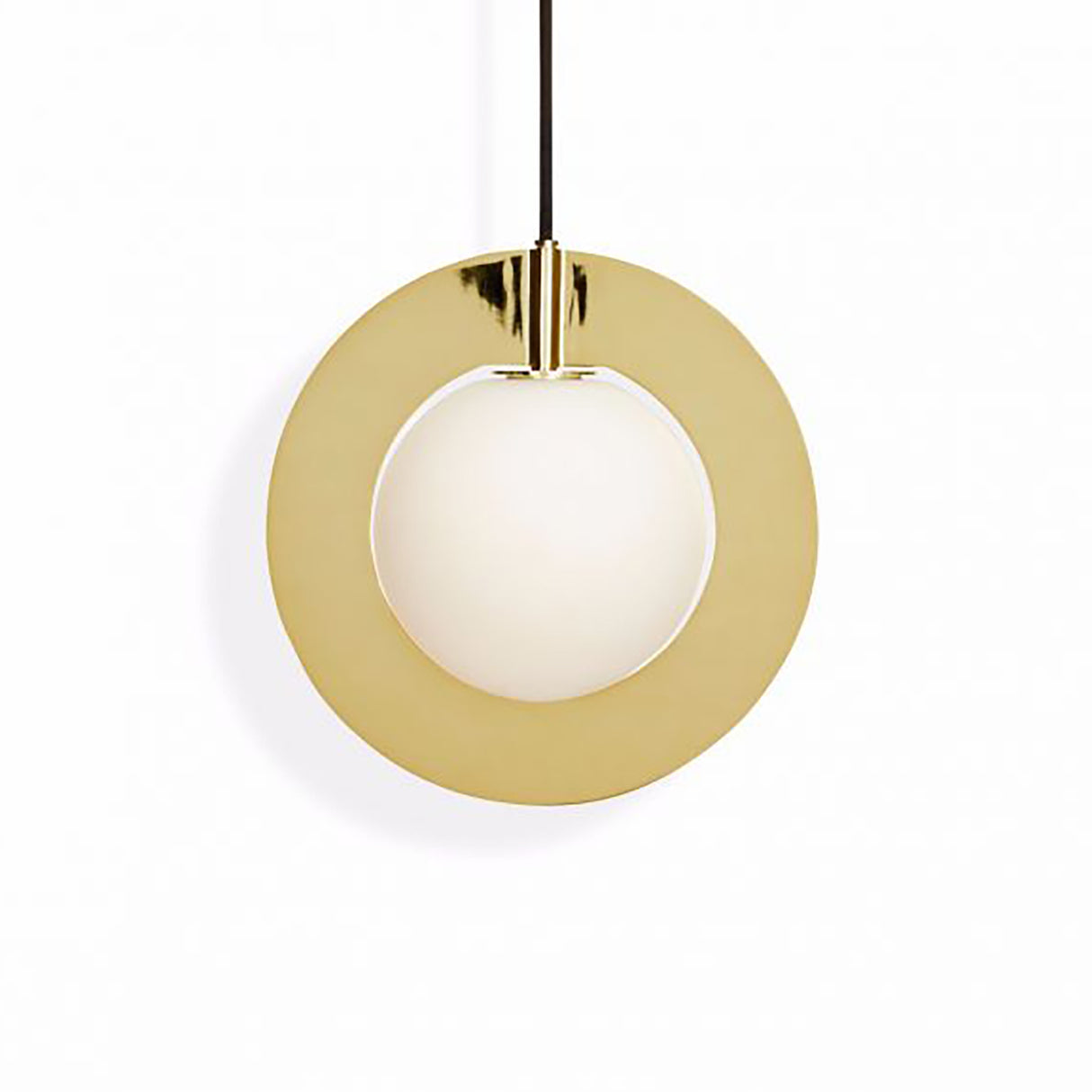 Tom Dixon Plane Round Pendant, Messing