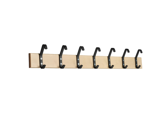 Essem Design Kroklist 2 knaggrekke – sorte kroker