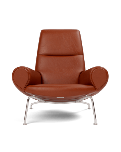 Fredericia Wegner Queen Chair lenestol. Velg tekstil og understell.