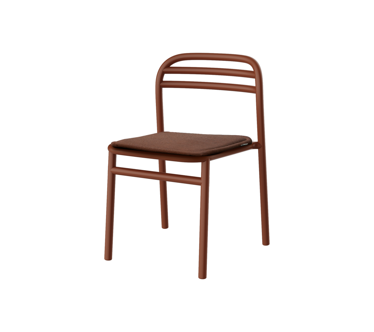 Cane-line Bliss spisestol – Desert red, aluminium / Desert red, Delight m/QuickDry & Airflow