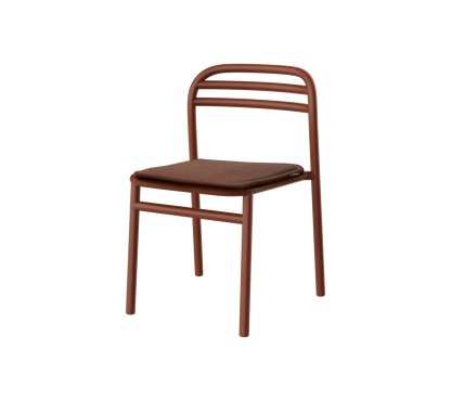 Cane-line Bliss spisestol – Desert red, aluminium / Desert red, Delight m/QuickDry & Airflow