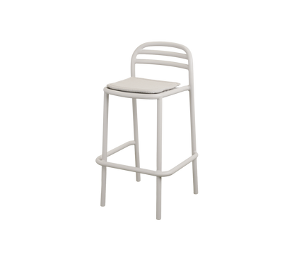 Cane-line Bliss barstol – Sand, aluminium / Sand, Natté m/QuickDry & Airflow