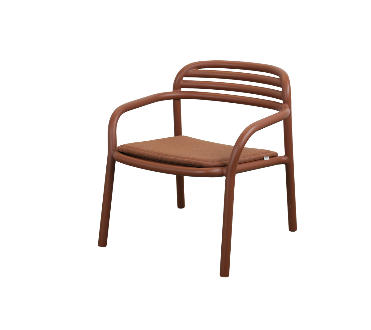 Cane-line Bliss loungestol – Desert red, aluminium / Desert red, Delight m/QuickDry & Airflow