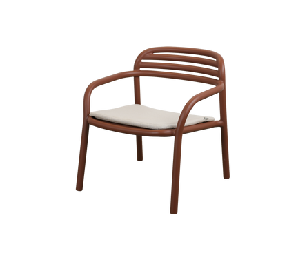 Cane-line Bliss loungestol – Desert red, aluminium / Sand, Natté m/QuickDry & Airflow
