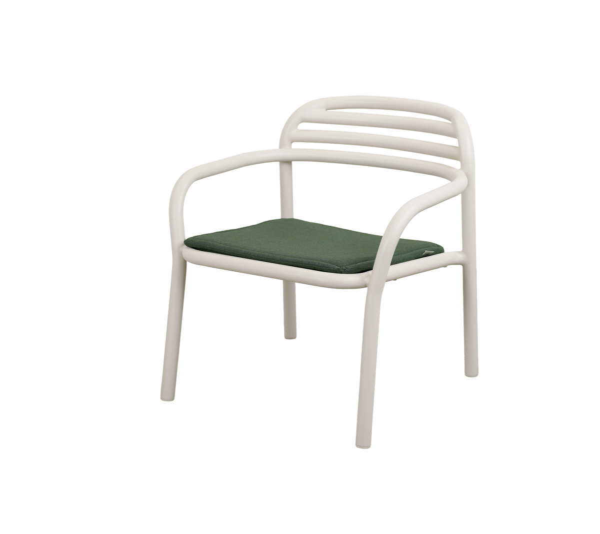 Cane-line Bliss loungestol – Sand, aluminium / Light green, Delight m/QuickDry & Airflow