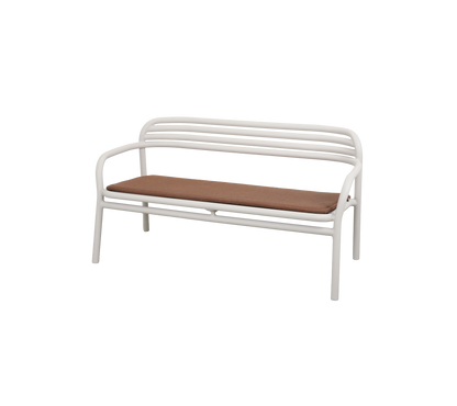 Cane-line Bliss sofa – Sand, aluminium / Desert red, Delight m/QuickDry & Airflow