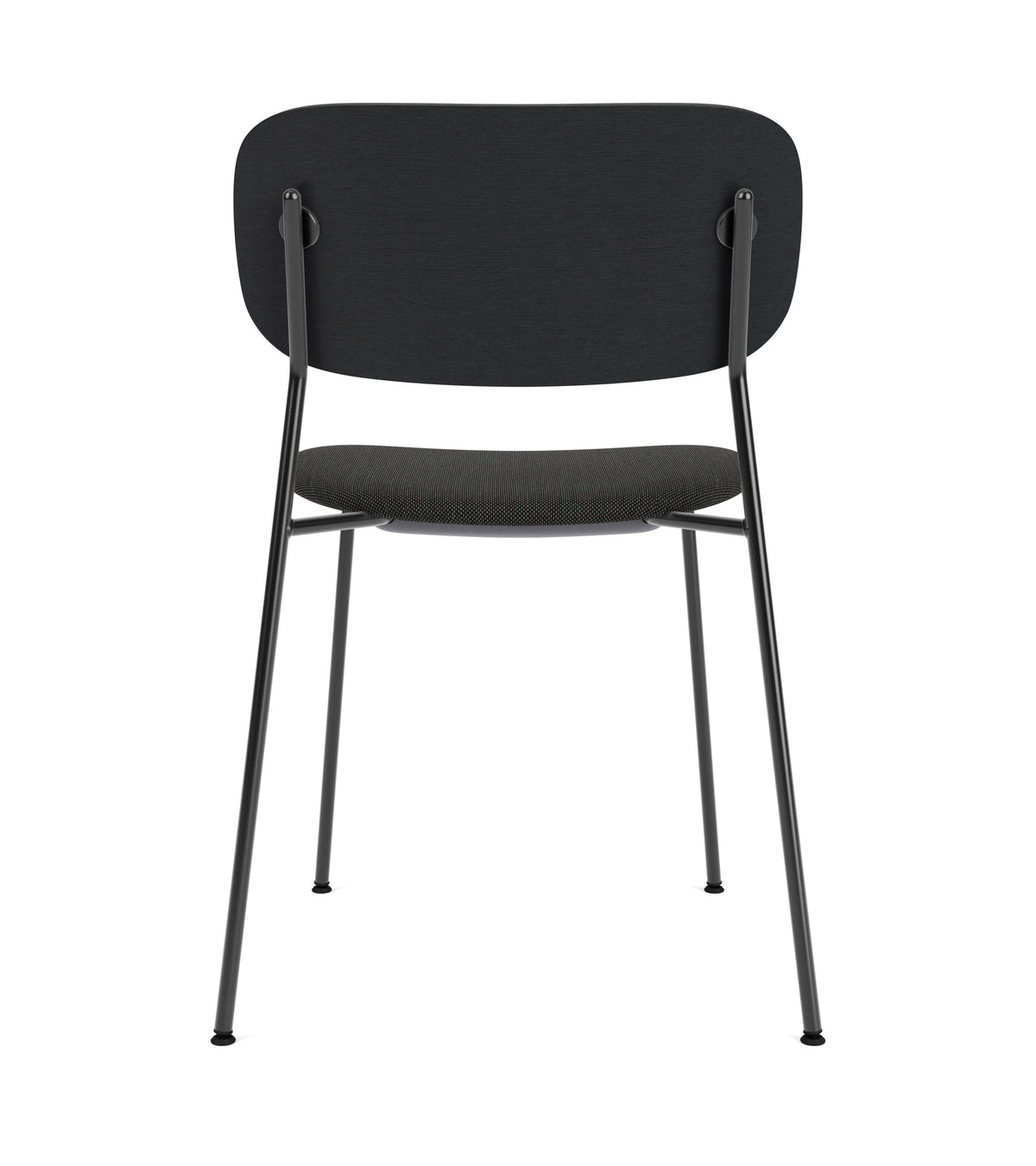 Audo Copenhagen Co Dining Chair spisestol, polstret sete, uten armlener, krom. Velg tekstil og rygg
