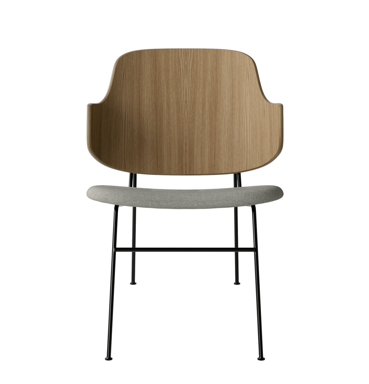 Audo Copenhagen The Penguin Lounge Chair lenestol, uten polstring. Velg treverk