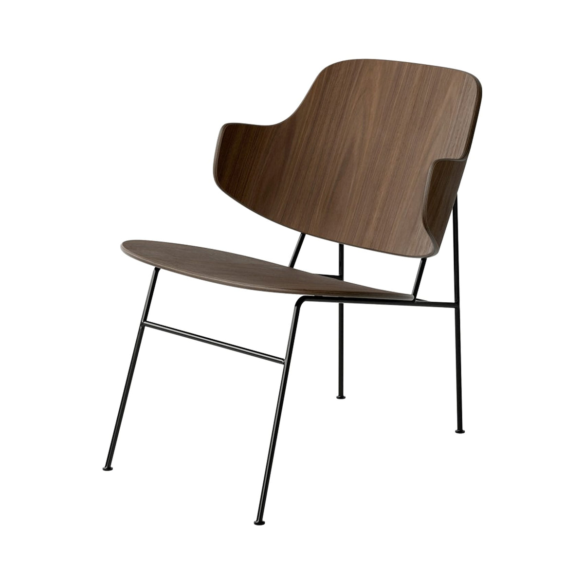 Audo Copenhagen The Penguin Lounge Chair lenestol, uten polstring. Velg treverk.