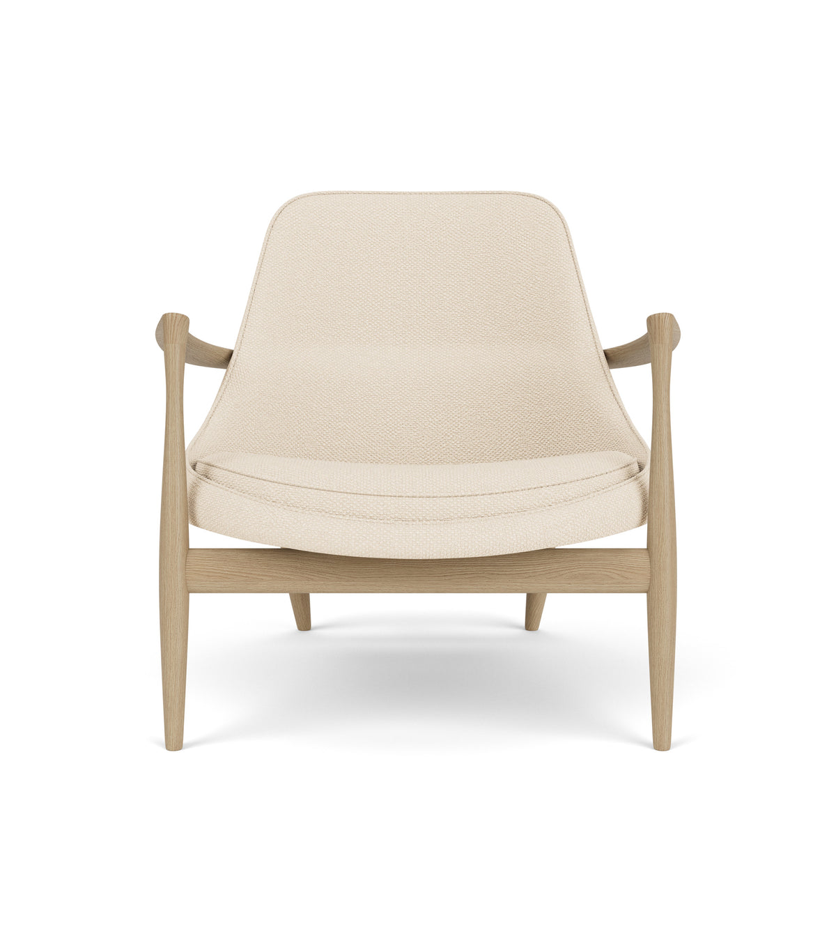 Audo Copenhagen Elizabeth Lounge Chair lenestol. Velg tekstil og treverk