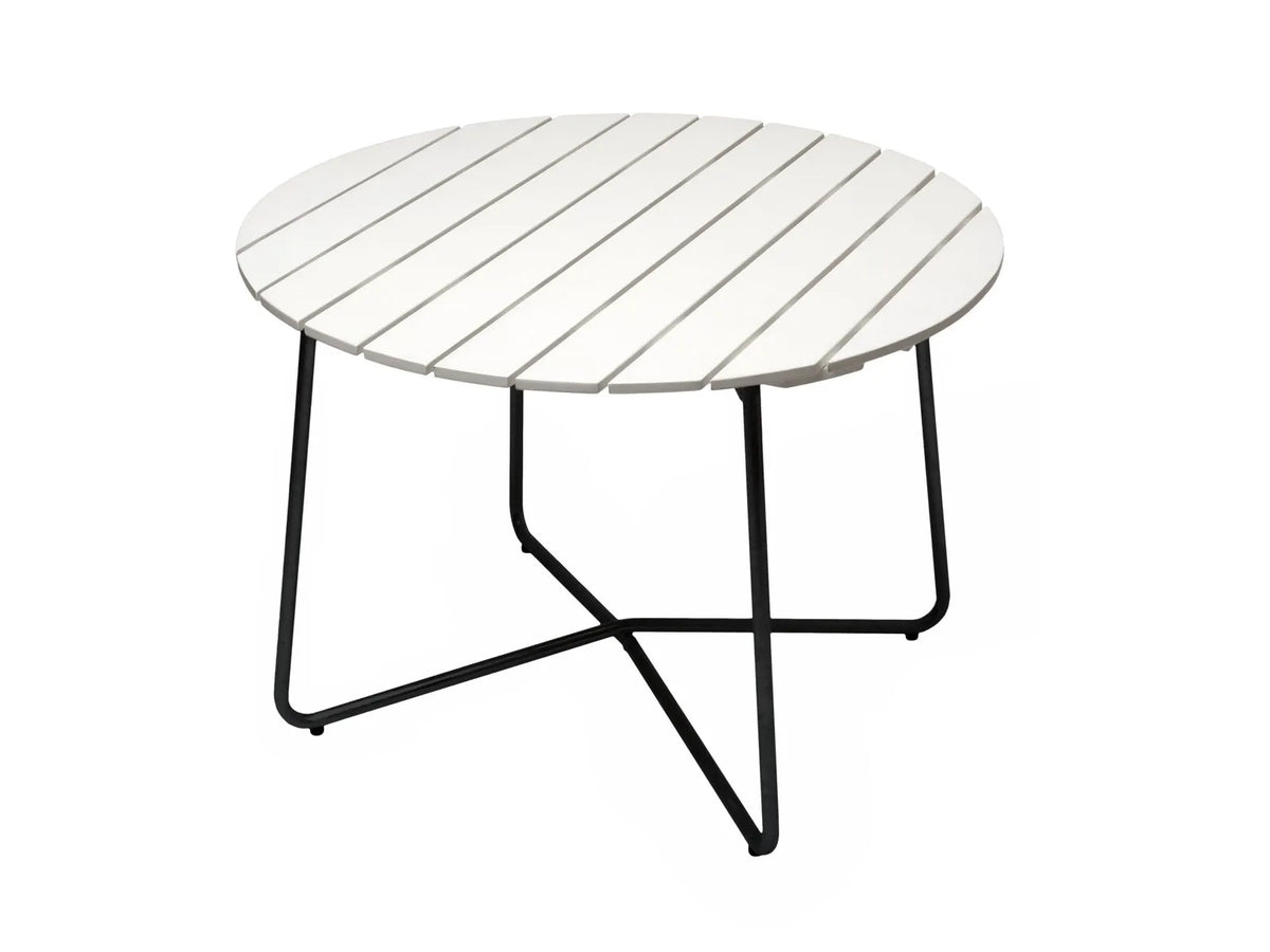 Grythyttan Bord 9A 100 cm rundt spisebord. Velg treverk og understell.