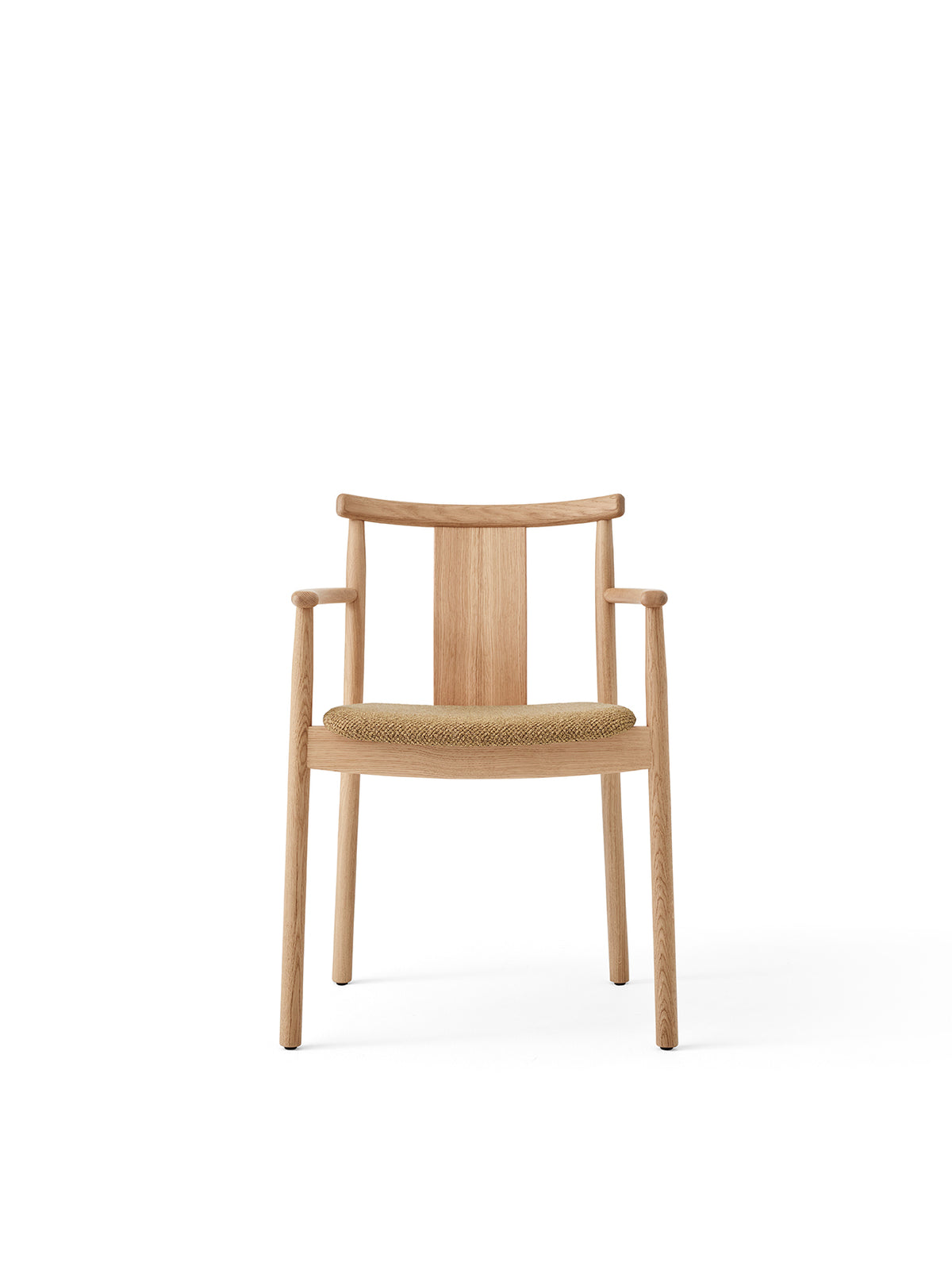 Audo Copenhagen Merkur Dining Chair spisestol, polstret sete. Velg tekstil, armlener og treverk