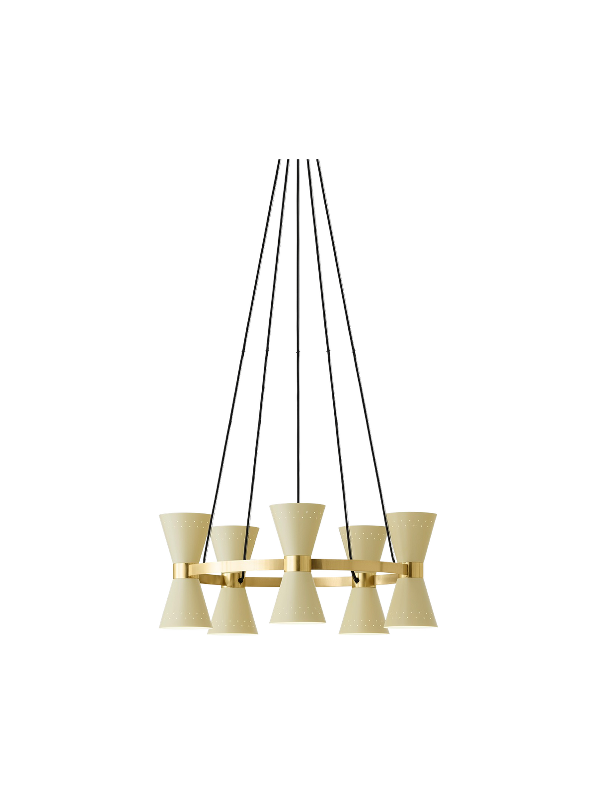 Audo Copenhagen Collector Chandelier lysekrone. Velg antall