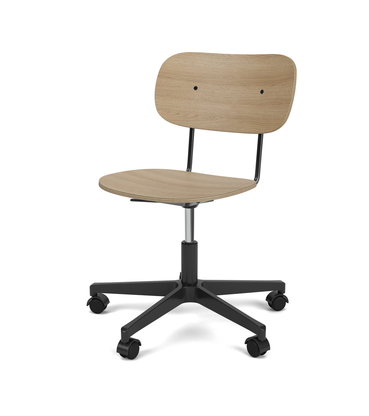 Audo Copenhagen Co Task Chair kontorstol, fullpolstret. Velg tekstil, armlener og understell