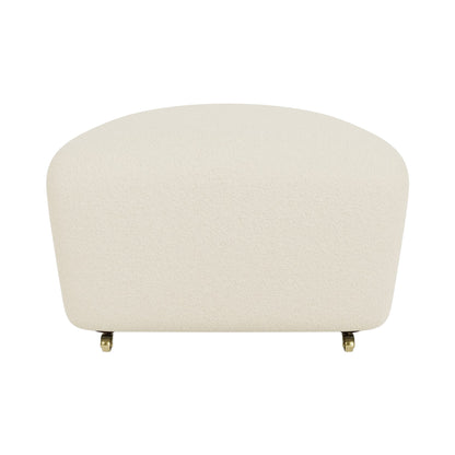 Audo Copenhagen The Tired Man Ottoman puff. Velg tekstil og treverk