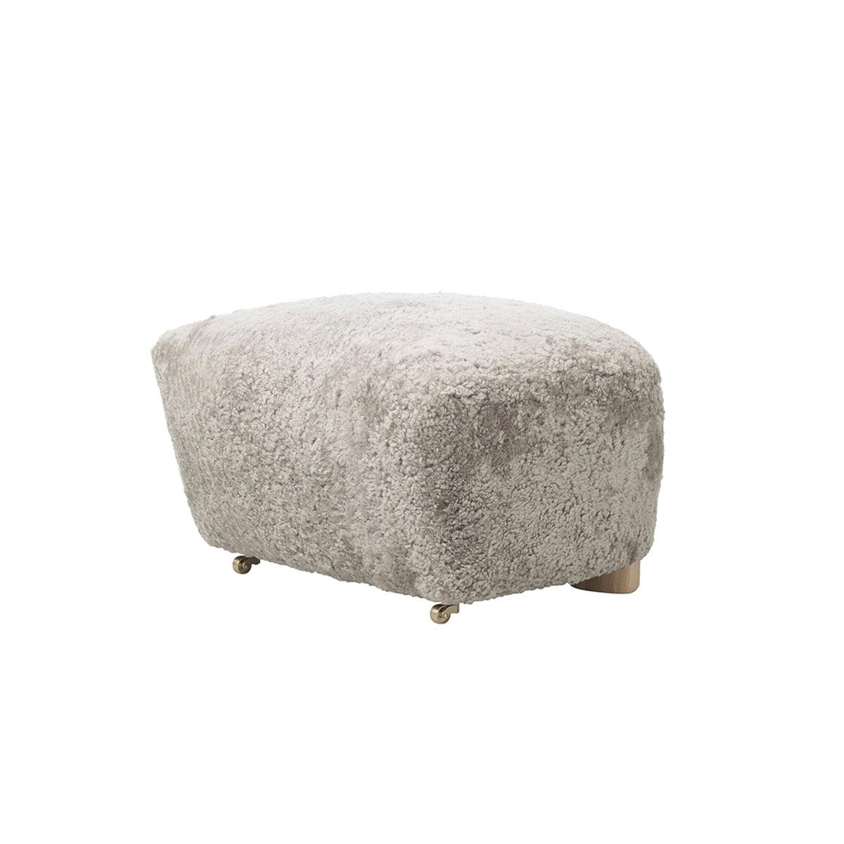 Audo Copenhagen The Tired Man Ottoman puff. Velg tekstil og treverk