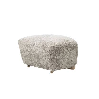 Audo Copenhagen The Tired Man Ottoman puff. Velg tekstil og treverk