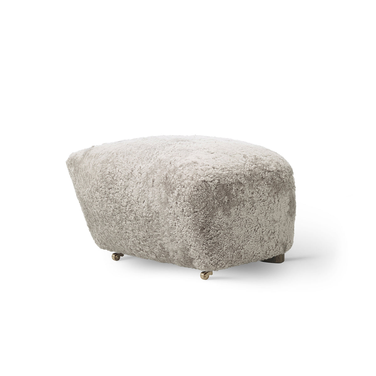 Audo Copenhagen The Tired Man Ottoman puff. Velg tekstil og treverk