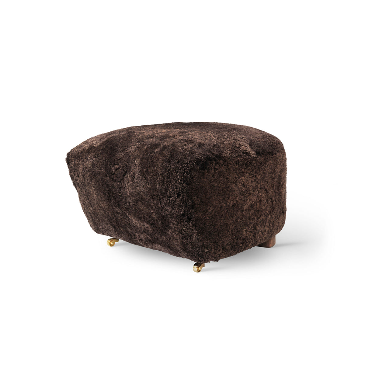 Audo Copenhagen The Tired Man Ottoman puff. Velg tekstil og treverk