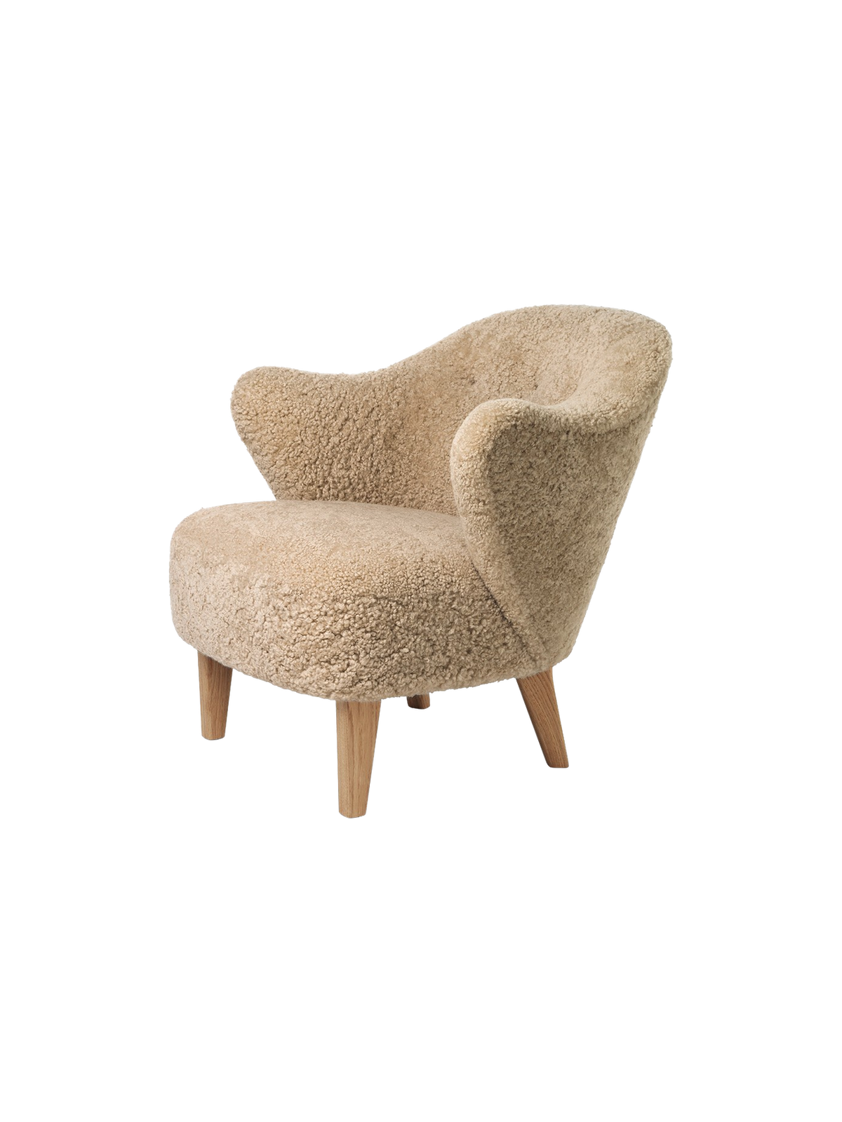 Audo Copenhagen Ingeborg Lounge Chair lenestol. Velg tekstil, treverk og knapper