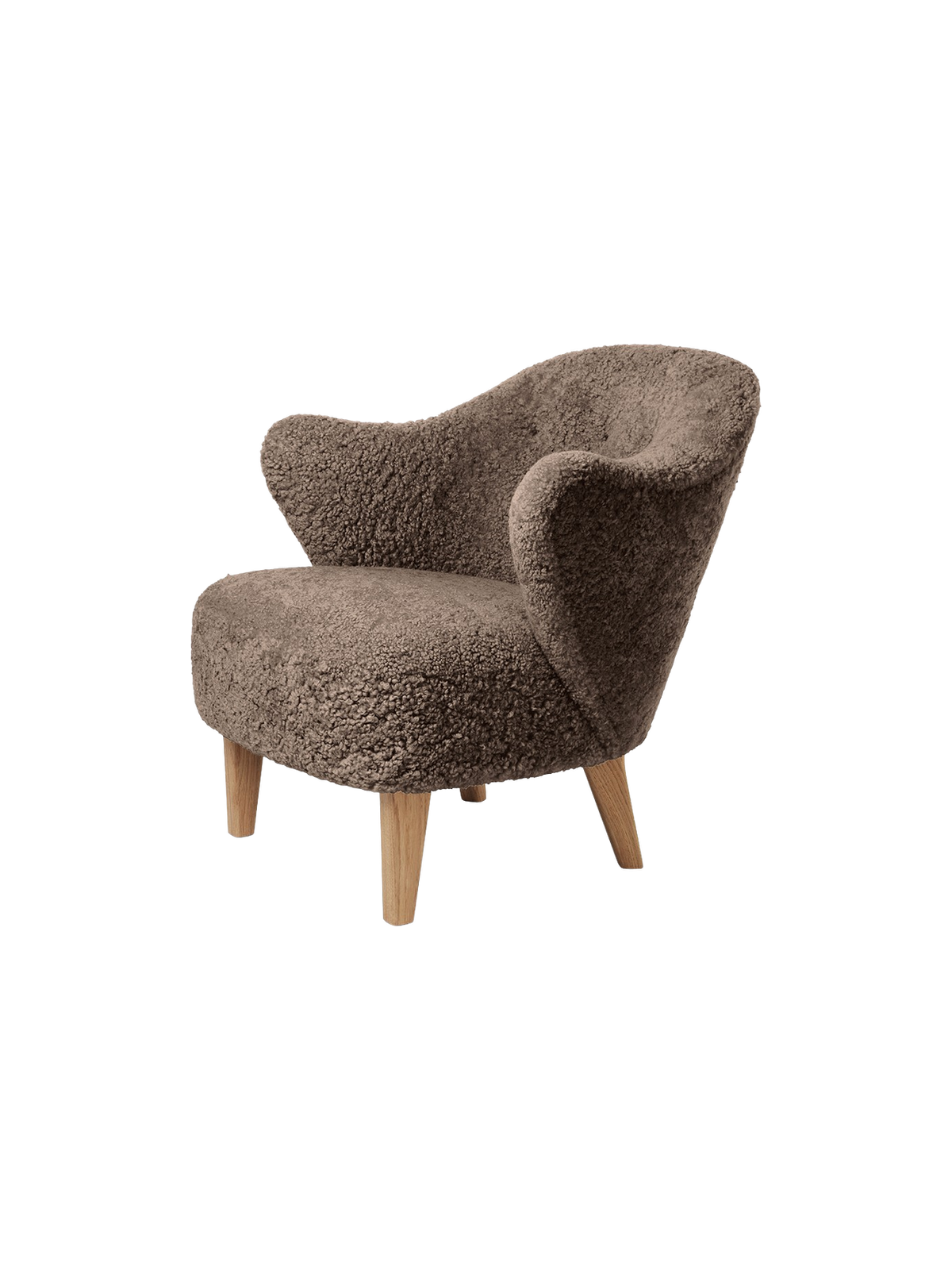 Audo Copenhagen Ingeborg Lounge Chair lenestol. Velg tekstil, treverk og knapper