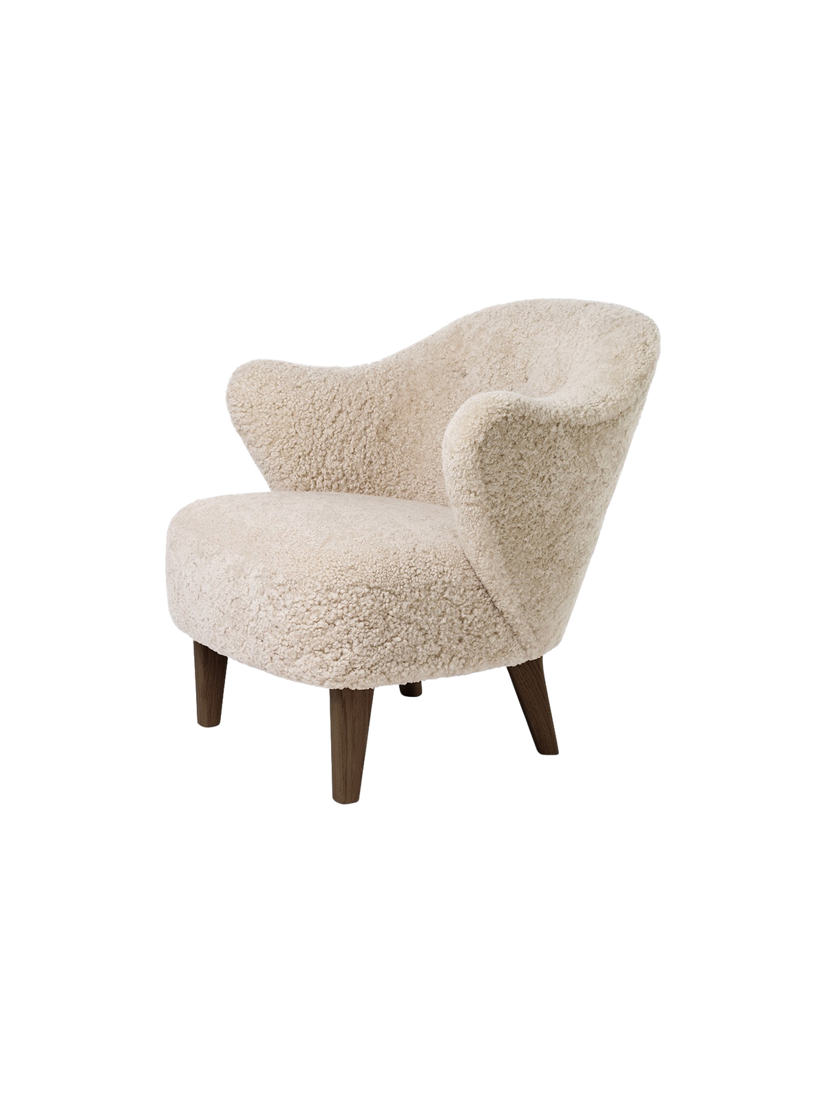 Audo Copenhagen Ingeborg Lounge Chair lenestol. Velg tekstil, treverk og knapper
