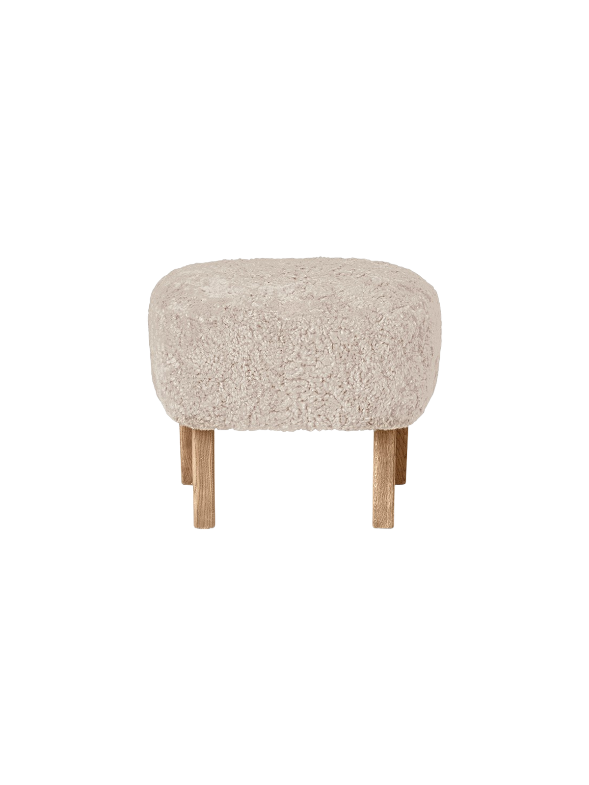 Audo Copenhagen Ingeborg Ottoman puff. Velg tekstil og treverk