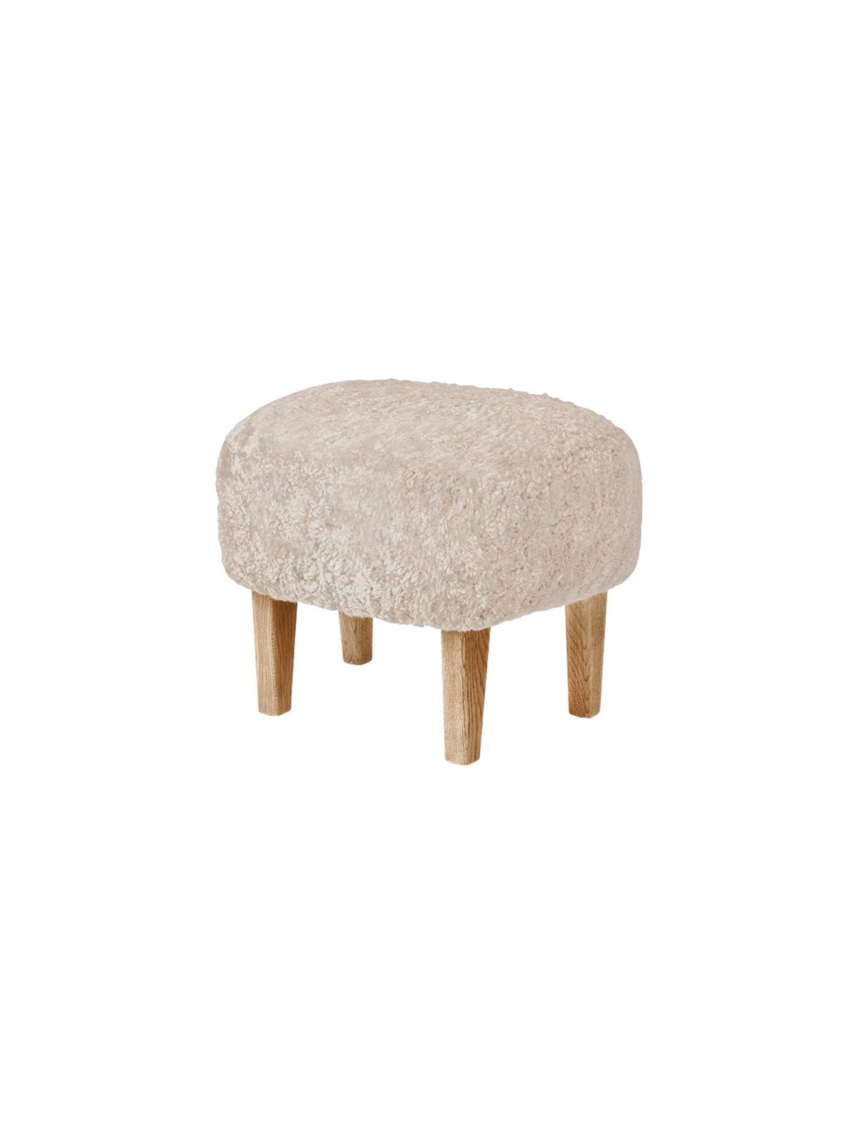 Audo Copenhagen Ingeborg Ottoman puff. Velg tekstil og treverk