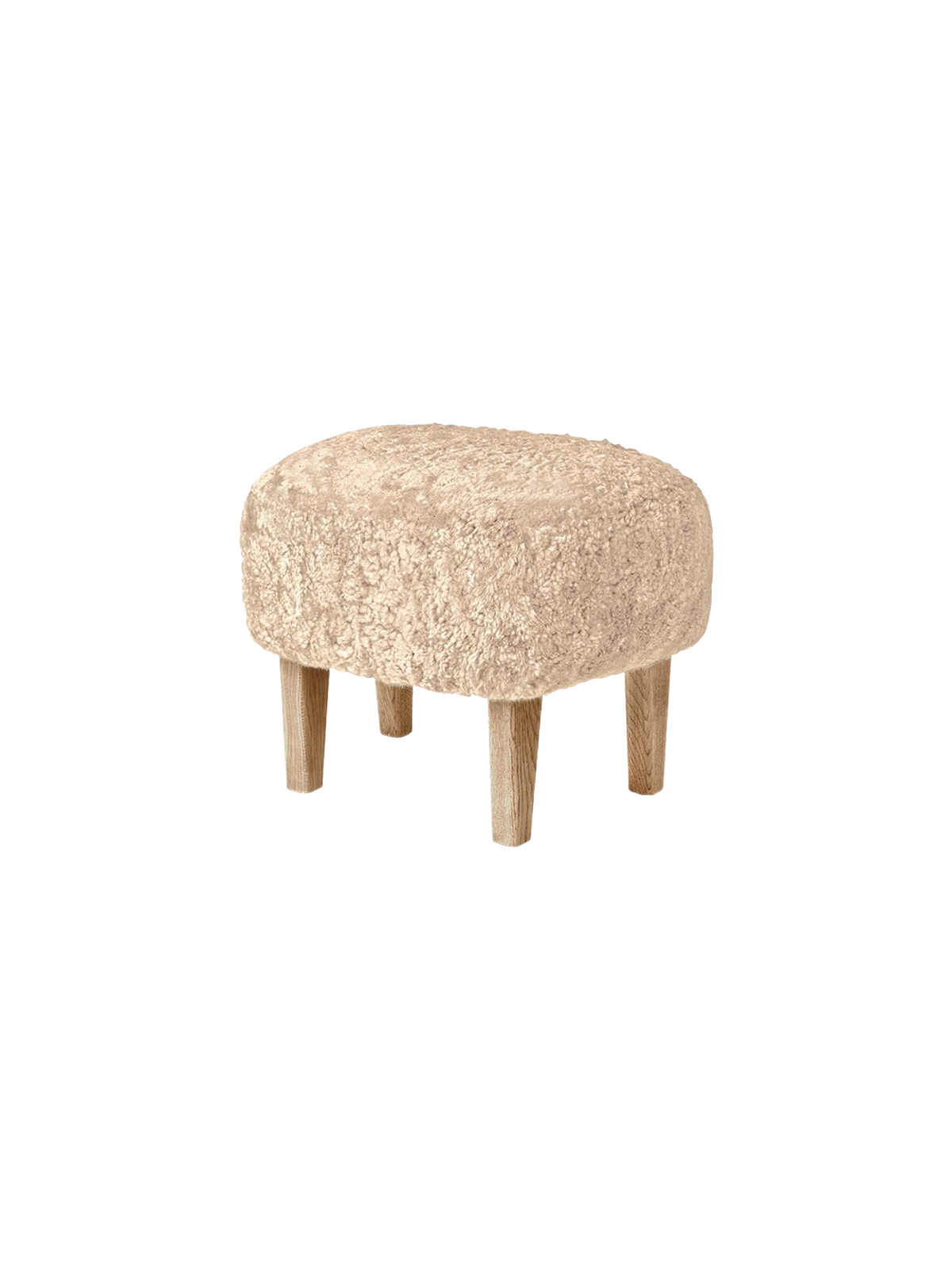 Audo Copenhagen Ingeborg Ottoman puff. Velg tekstil og treverk