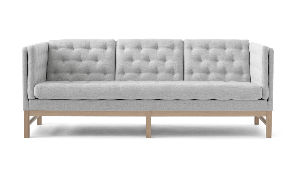 Fredericia EJ315 Sofa 210 cm, 3-seter. Velg tekstil og treverk.