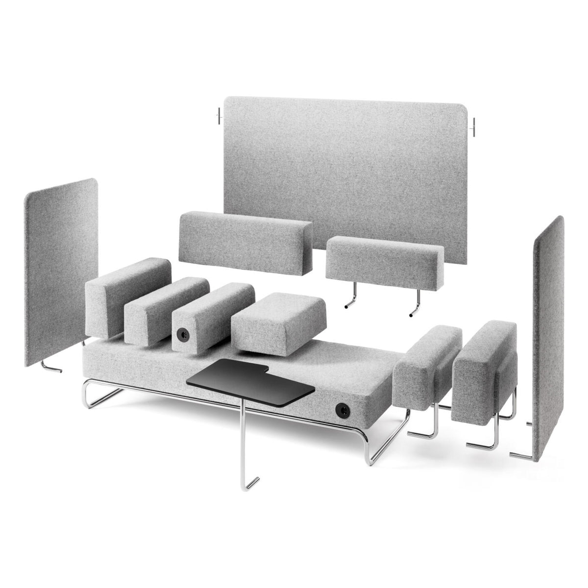 Thonet S 5000 modulsystem i deler