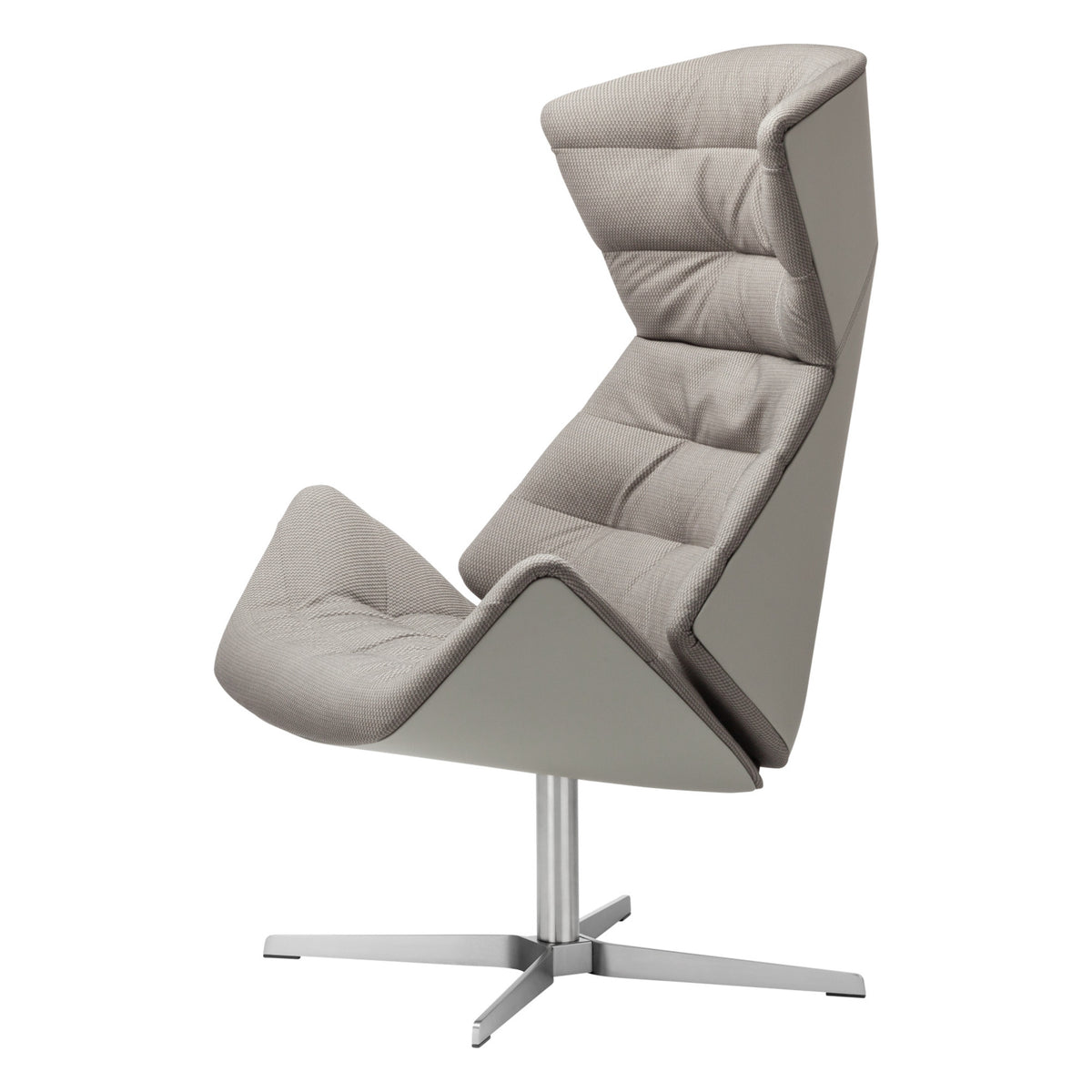 Thonet 808 lenestol i beige stoff