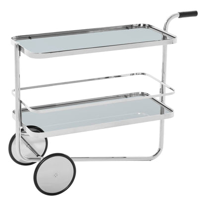 Thonet S 179 barvogn i grått tonet glass