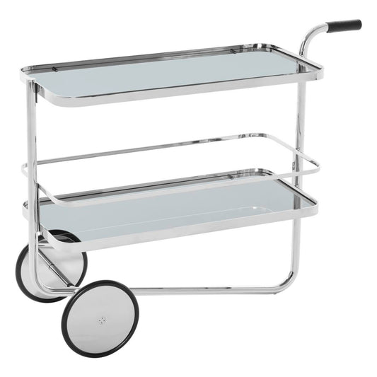 Thonet S 179 barvogn i grått tonet glass