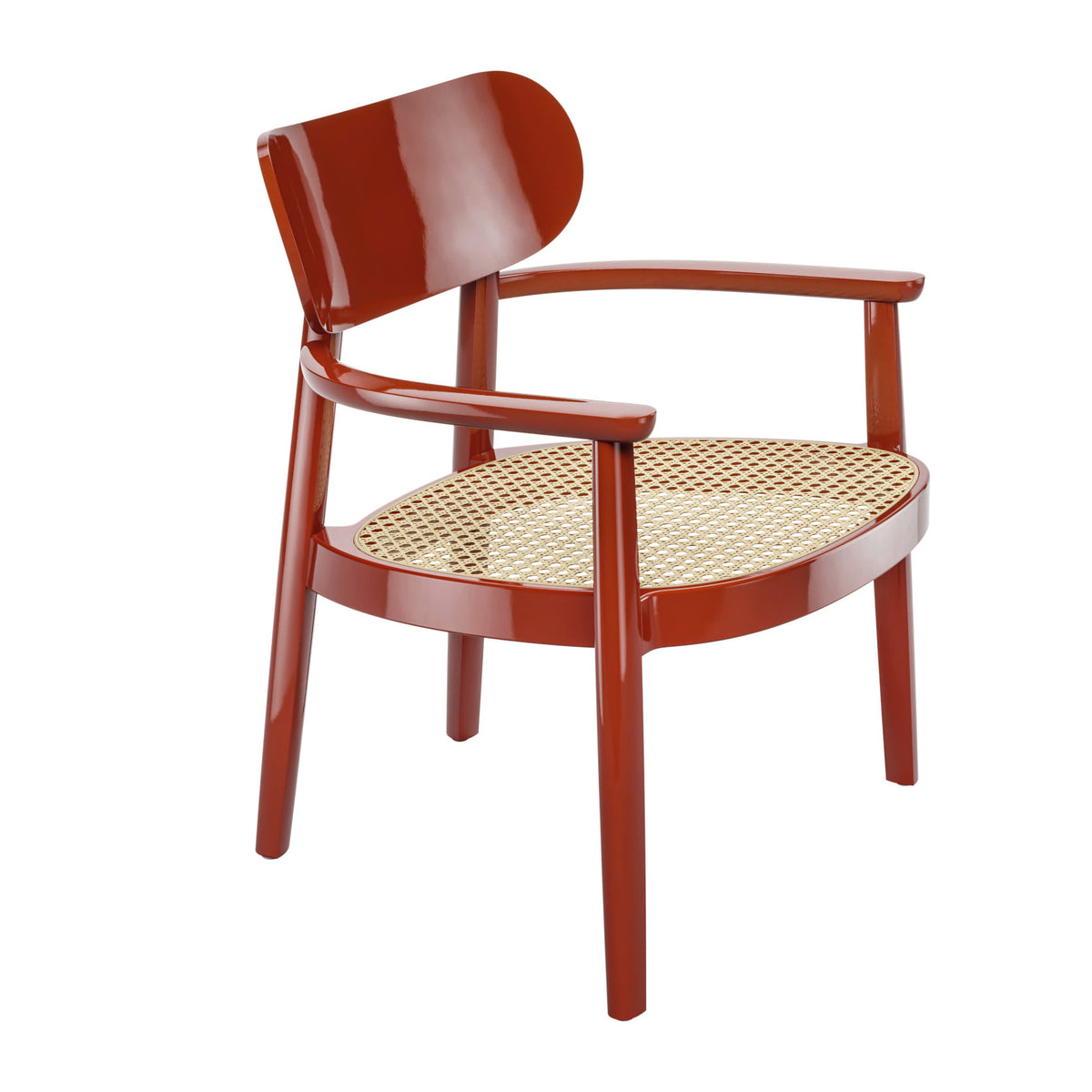 Thonet 119 F i rød høyglans