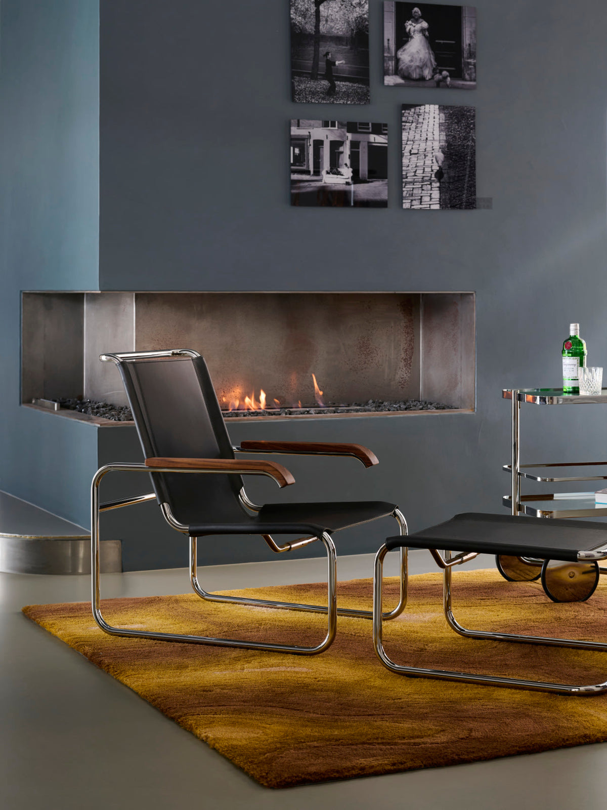 Thonet S 35 L med sofabord