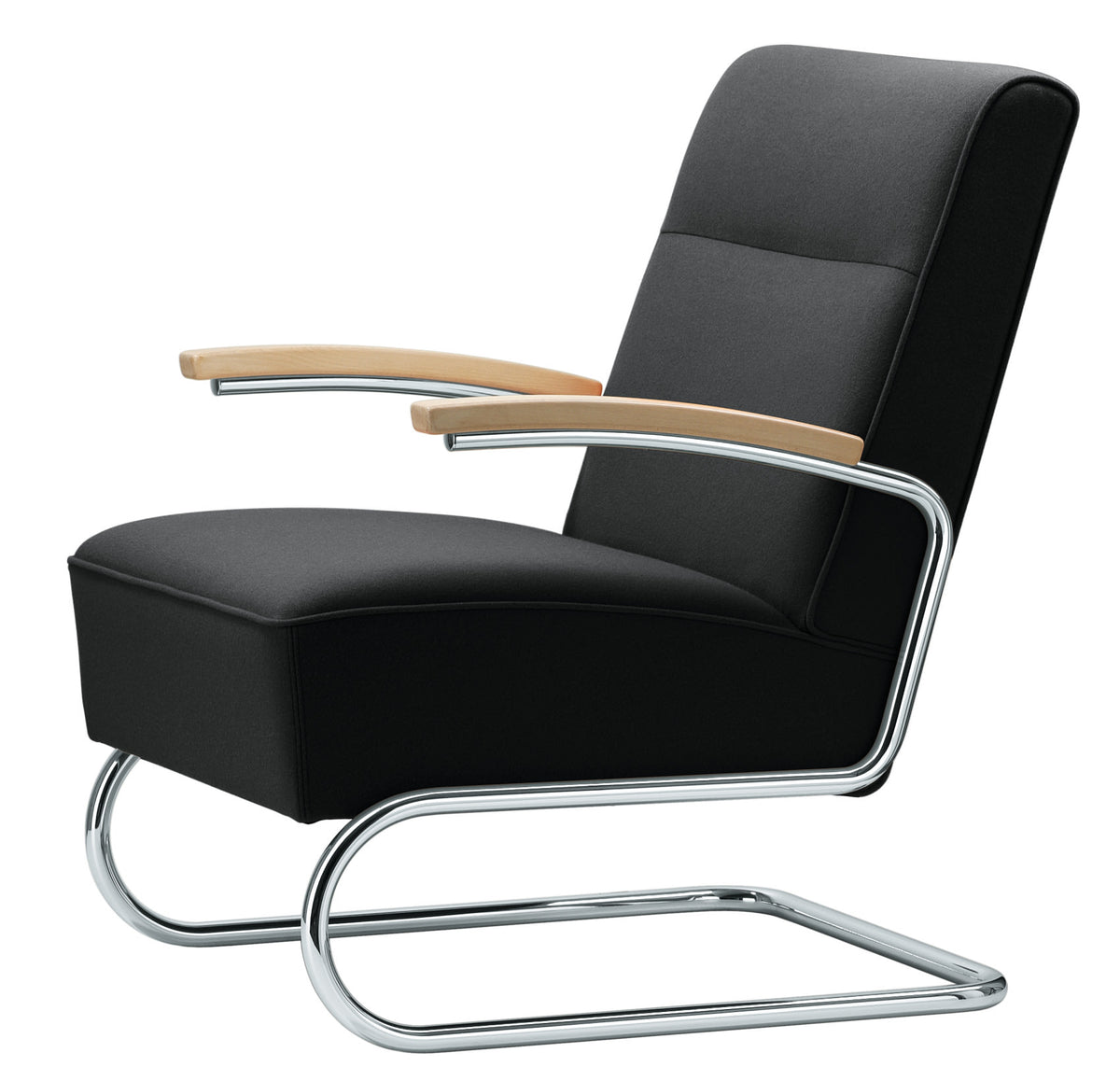 Thonet S 412 i brunt lær