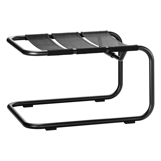 Thonet S 35 NH Outdoor fotskammel i sort