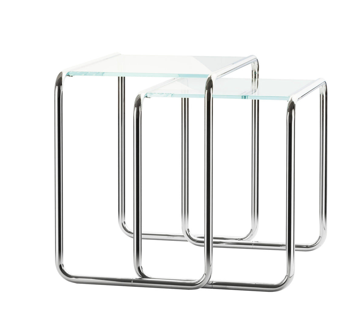 Thonet B 9 sett med glassplater